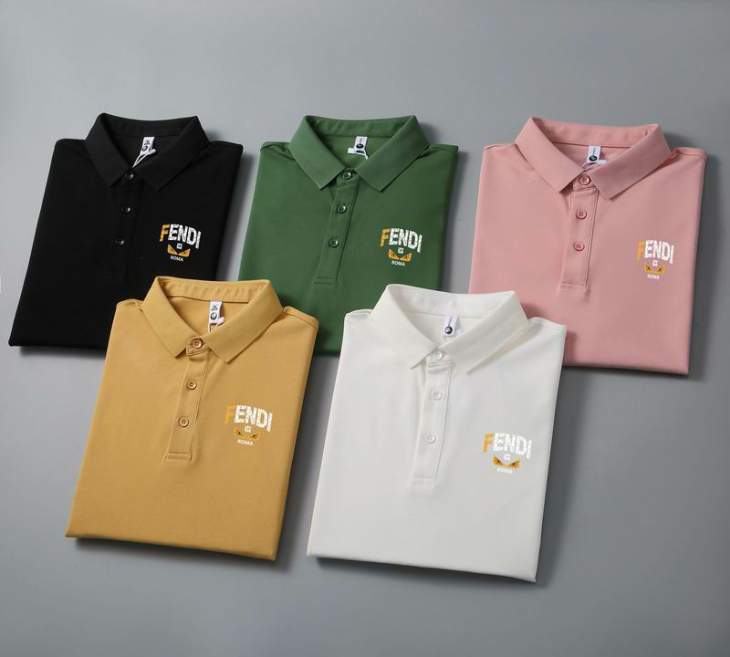 Picture of Fendi Polo Shirts Short _SKUFendiM-4XL11Lr2528100